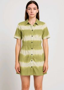 Tie-Dye Shirt Dress