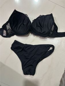 🖤 Black Lace Lingerie Set | Matching Bra &amp; Panty
