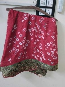 Red Jaipuri Dupatta