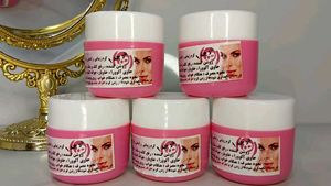 Pink Cream Jars for Skin Care