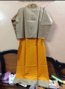 Mustard Yellow Kurti with leggie