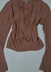forever 21 bell sleeves Top