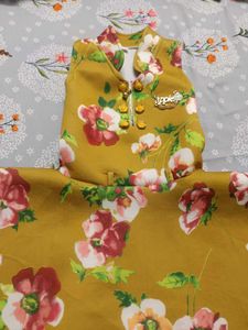 Floral Print Girls Dress with freebie