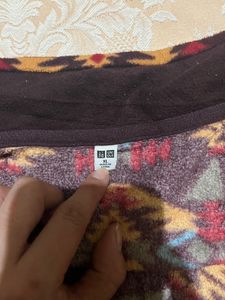 Cozy Aztec Print Fleece Jacket