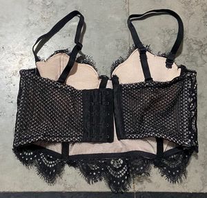 Lace Detail Corset with Side Boning
