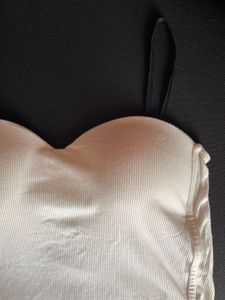 Ribbed White Crop Top