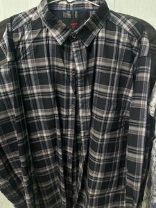 Spykar Shirt Black/white/brown Tone Checked Brndnw