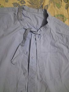 Light Blue Sleeveless Blouse