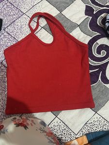 Red Crop Top