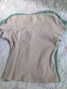 Y2K Style Square Neck Tops (2-Pack)