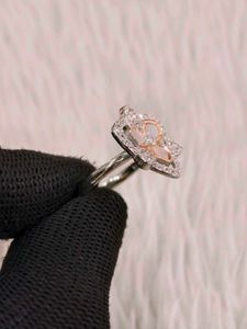 Beautiful Floral Ring with Stones 925 silver