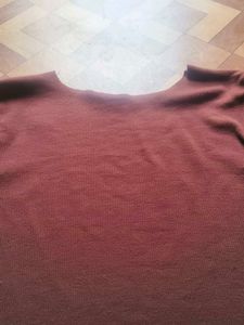 Cozy Maroon Long Sleeve Top