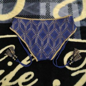 Boho Blue Crochet Bikini Set
