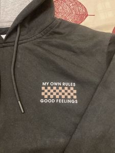 Black Hoodie with Graphic