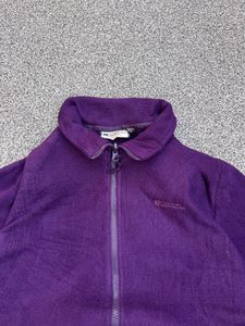 Purple Fleece Zip-Up Jacket