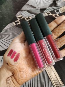 Pack Of 3 Huda Beauty Matte Liquid Lipstick Combo