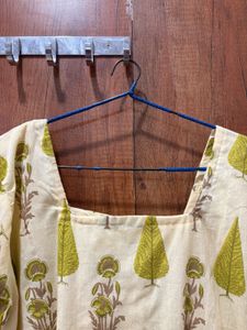 Boho Chic Kurta Set with Bell Sleeves