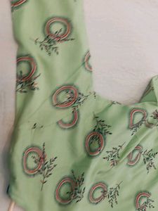 Light Green Printed Kurta