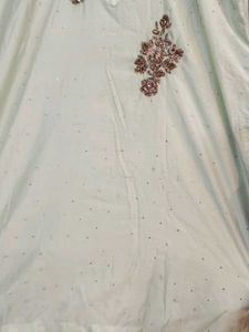 Embroidered Light Green Kurta