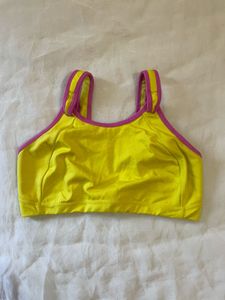 Vibrant Yellow Sports Bra