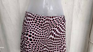12138. Women's Abstract Print Mini Skirt