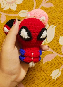 combo Crochet Spider-Man Charm 🕸️🧶