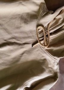 Comfortable Khaki Hoodie