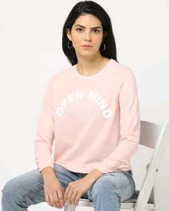 Cute Pink 'Open Mind' Sweatshirt