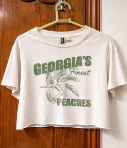 H&amp;M US Crop T-Shirt