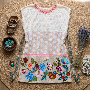 Boho Eyelet Dress