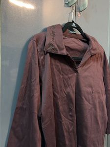 Anne Klein authentic polo with Embellished Neck