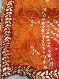 Orange elegant dupatta