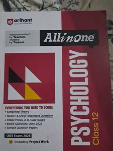 Arihant Psychology Class 12 Book