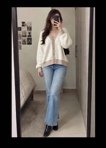 korean Cozy Ribbed Knit Cardigan