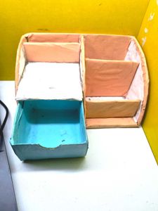 DIY desk organiser