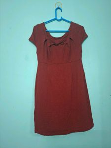 Chic Maroon Dress