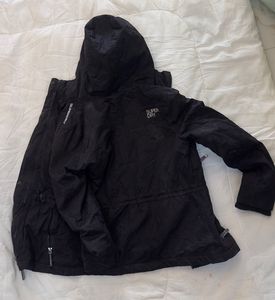Superdry Black Lined Parka Jacket