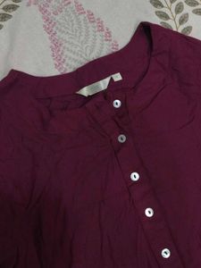 Beautiful Maroon Kurta S