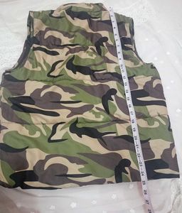 Camouflage Puffer Vest