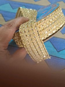 Gold Lace Trim Embellishment