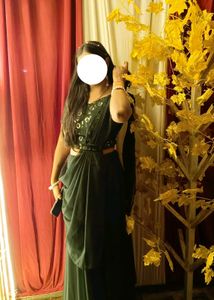 Elegant Dark Green lehenga choli