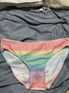 Rainbow Tie-Dye Bikini Bottom