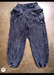 y2k charcoal baggy pants joggers