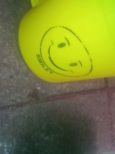 2 Yellow Smiley Face Mugs and bowl