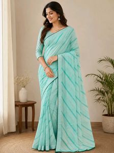 Elegant Striped Saree for Women