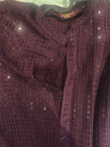 Beautiful Purple Men’s Kurta Set