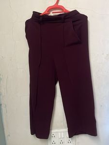 Stylish Women's Maroon Pants