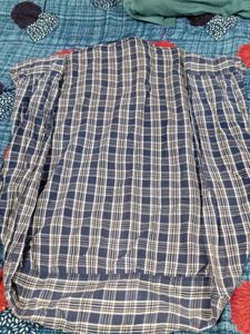 X-Colors Blue Plaid Flannel Shirt
