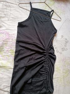 Black 🖤 Bodycon Dress With Adjustable Length