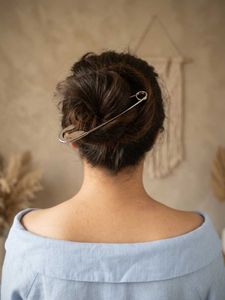 Chic Safety Pin Hair Clip